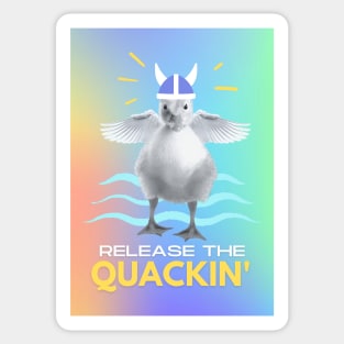 Release the Quakin' Sticker